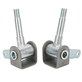 Yctze Go Kart Spindle Set Spindle Bracket Set 4.5inx5/8in 2pcs Right Left Steel Alloy Spindle Bracket Set for Go Kart Accessories