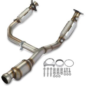 A-Premium Catalytic Converter Kit Direct-Fit Compatible with Chevy & GMC - Silverado 1500 14-18, Suburban 15-20, Tahoe 15-20, Sierra 1500 14-18, Yukon 15-20, Yukon XL 15-20 - 4.3L 5.3L - EPA Compliant