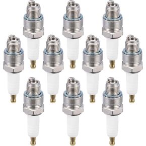 BDFHYK 1134 universal Spark Plugs Compatible with Yamaha Tohatsu Mariner 2-Stroke Outboard Engines Replacement for BR8HS-10 Set of 10