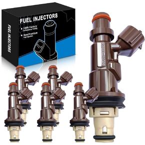 Fuel Injector 23250-62040 Fits For:-Toyota 1999-2004 Tacoma, 2000 2001 2002 2003 2004 Tundra 3.4L, 1999-2002 4Runner 3.4L V6, 2320962040, FJ585, 1580561, 84212251, 2172933 (6 Pcs)
