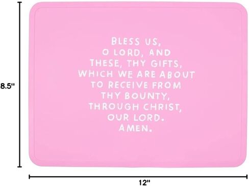 Be A Heart Silicone Placemats for Kids and Toddlers, BPA-Free Non-Slip Baby Placemat, Baby Baptism Gift in Saudi Arabia
