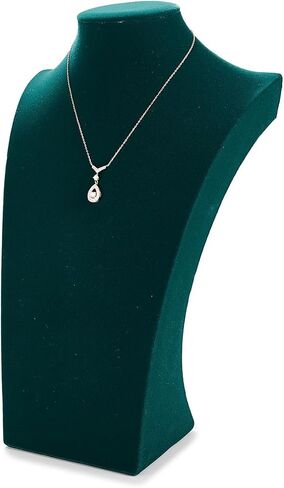 Oirlv velvet Necklace Chain Jewelry Bust Display Holder Stand Necklaces Display Necklace Mannequin(Small in Kuwait