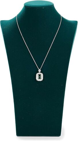 Oirlv velvet Necklace Chain Jewelry Bust Display Holder Stand Necklaces Display Necklace Mannequin(Small in Kuwait