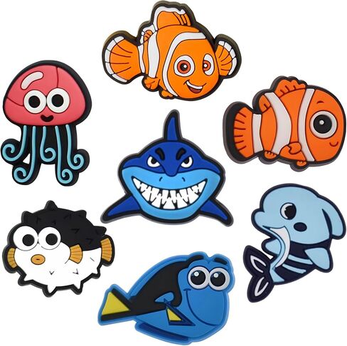 Cute Cartoon Shoe Decoration Charms | Charm Accessories for Shoe Wristband Clog Sandals | Holiday Party Gifts in Saudi Arabia