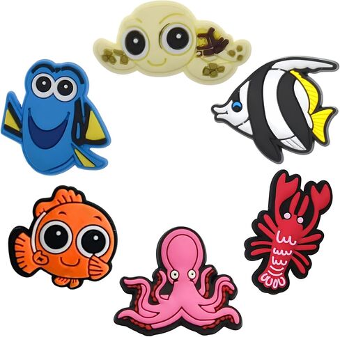Cute Cartoon Shoe Decoration Charms | Charm Accessories for Shoe Wristband Clog Sandals | Holiday Party Gifts in Saudi Arabia