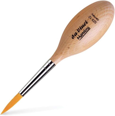 فرشاة دافنشي آرت ثيرابي سيريز 323 مانولينو، مقاس 12، مستديرة in Kuwait