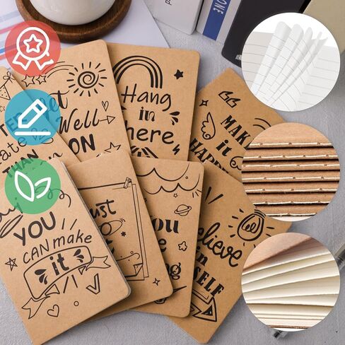 Koogel 32PCS Mini Notebooks Bulk, Lined Pocket Ruled Journal Notepads 3.5" x 5" Mini Inspirational Notebooks for School Office Home Travel in Saudi Arabia