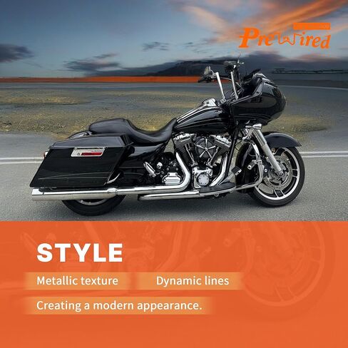 مقود 1-1/4 بوصة سمين 10 بوصة من الكروم Rise Aggressive Ape متوافق مع 1996-2013 Harley Road Glide 1995-up Road King Sportster XL Dyna Softail in Kuwait
