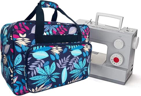 حقيبة ماكينة الخياطة المنزلية ذات سعة كبيرة، حقائب تخزين مفيدة، حقيبة متنوعة لتنظيم الماكينة - أزرق فاتح، أزرق in Kuwait