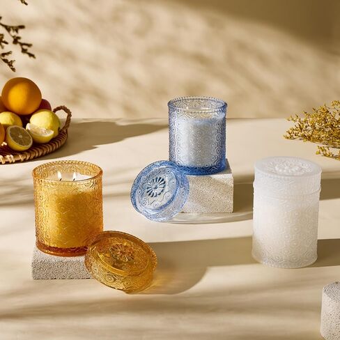 Scented Candles,Clean Cotton Scented Candles for Home Scented, Luxury Candles Gifts Jar Fall Candles with up to 50 Hours Long Lasting, Fall Fragrance, 15.87 oz in Saudi Arabia