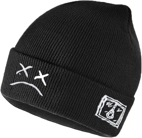 Beanie Knit Hats Cat Beanie Lovely Face Hat Cute Anime Beanies Embroidery Winter Knitted Hats Caps for Boys Girls in Saudi Arabia