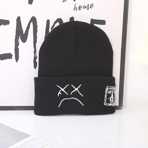 Beanie Knit Hats Cat Beanie Lovely Face Hat Cute Anime Beanies Embroidery Winter Knitted Hats Caps for Boys Girls in Saudi Arabia