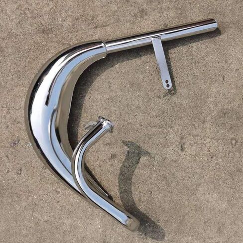 High Performance Chromed Color Expansion Chamber Muffler CDH66 2 Stroke Muffler-FOR GAS MOTORIZED BICYCLE in Saudi Arabia