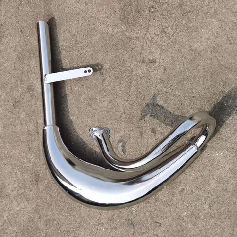 High Performance Chromed Color Expansion Chamber Muffler CDH66 2 Stroke Muffler-FOR GAS MOTORIZED BICYCLE in Saudi Arabia
