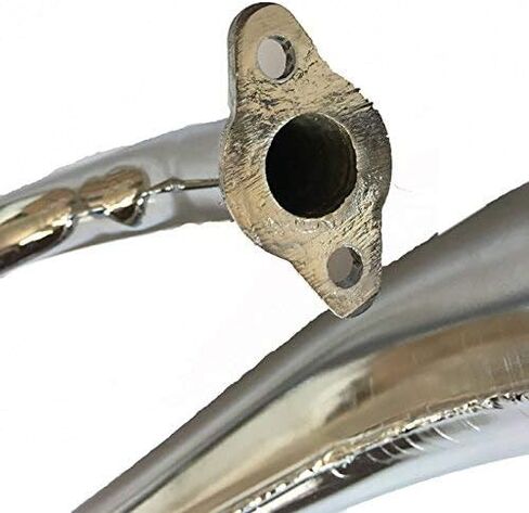 High Performance Chromed Color Expansion Chamber Muffler CDH66 2 Stroke Muffler-FOR GAS MOTORIZED BICYCLE in Saudi Arabia