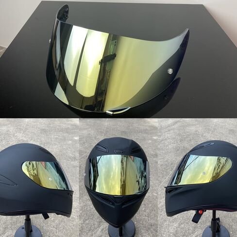 درع خوذة دراجة نارية K1 لـ K1، K1S، K3SV، K5، K5S، واقي خوذة بديل لـ K5 (Revo Pink Gold) in Saudi Arabia