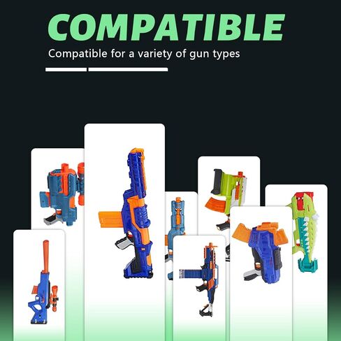 TORMEN 2 Pack Quick Reload Clip,18-Darts Magazines Clips,Bullet Clips Compatible for Nerf Elite Toy Gun(Orange in Saudi Arabia