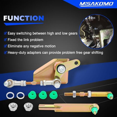 Transfer Case Shift Linkage Adapter Kit Compatible with 1997-2006 Jeep Wrangler TJ 2004-2006 Jeep Wrangler LJ Replace 4947100 in Saudi Arabia