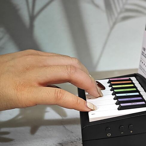 Playable Piano Desk Calendar 2025,Piano Calendar,White Mini Piano Calendar,With 52 Music Scores in 27 Cards,Great Gift for Family and Friends (White 2025) in Kuwait