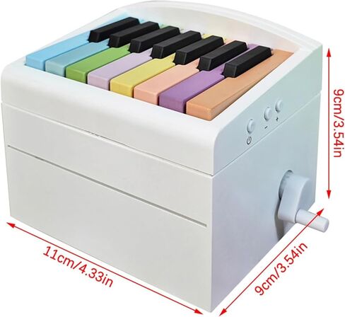 Playable Piano Desk Calendar 2025,Piano Calendar,White Mini Piano Calendar,With 52 Music Scores in 27 Cards,Great Gift for Family and Friends (White 2025) in Kuwait