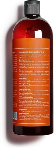 Cove Castile Soap Unscented - 1 Gallon With Pump - Organic Argan, Jojoba, & Hemp Oils in Saudi Arabia