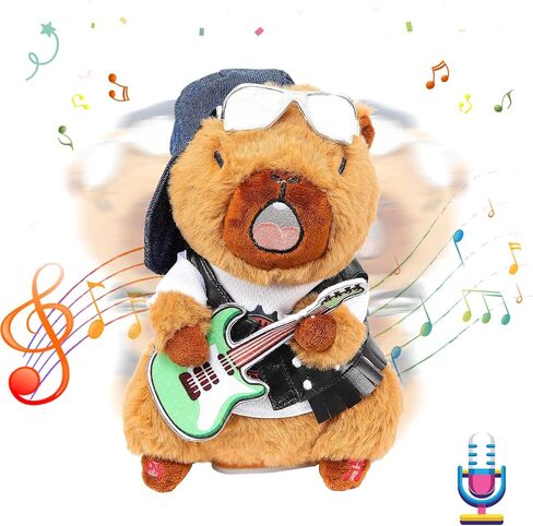MIAODAM Cute Dancing Monkey Stuffed Animal Shaking Twirling Monkey Plush for Kids with 9 Songs Banana Reactions Interactive Toys for Toddlers 1-3 (11.8 Inch) in Saudi Arabia