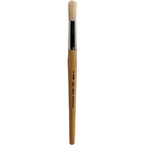 Silver Brush Limited 800050 Silver Jumbo Round Brush, Large Murals, Easel Painters and Furniture, Size 50, Mid Length Handle