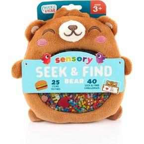 Chuckle & Roar - Sensory Seek & Find Bear - Scavanger Hunt on The Go - Great for Car Rides - Family Game for Toddlers - Ages 3 and Up