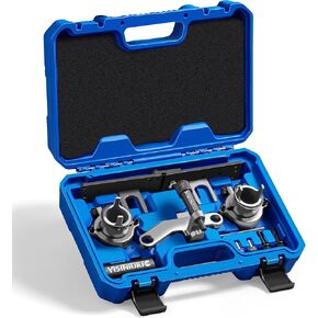 Camshaft Aligning Flywheel Locking Crankshaft Pulley Holding Tool Compatible with GM Onix/Tracker/Chevrolet 1.0 12V 3 cylinders 1.2 12V Ecotec Engine Replace CR490 with 22mm Socket