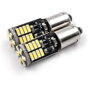 2 قطعة أضواء LED احتياطية بيضاء لفولفو S60 II 2010-2018 لمبة عكسية تحل محل اللمبة الأصلية H21W BAY9S 64136 12356 in Kuwait