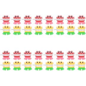 32pcs Babbling Plaything for Playthings Chattering Adults Small Teeth Wind- up Chatter Exquisite Props Party Tooth Desktop Halloween Decoration Adorable Favors