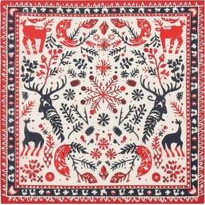 22"x22" Christmas Cotton Bandana Multi-Purpose Headbands