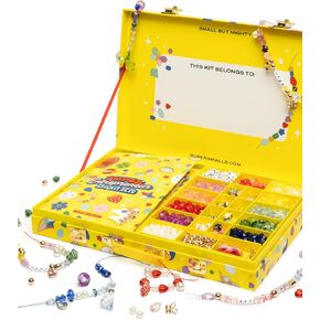 Super Smalls Super Entrepreneur Bead Kit | Jewelry Making Kit for Kids | Ages 4+