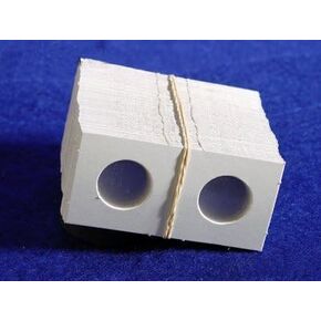 100 1.5x1.5 Cardboard Coin Holders NICKELS