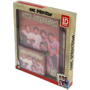 One Direction A5 Notebook with Coin Purse and Pen Set - Includes Gift Pack Toy - Ideal for Christmas - Premium Stationery Collection