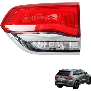 Tail Light Rear Light Assembly Inner Passenger Side Clear Lens Replacement for 2014-2020 Grand Cherokee 68110046AH CH2803105