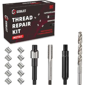 M10X1.25 Metric Thread Repair Kit, with M10X1.25X14MM Stainless Steel Insert Qty 10