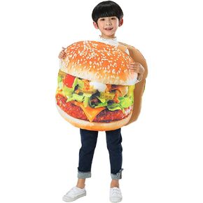 Seasons Halloween Costume Children Hamburg Costume French Fries Costume (Hamburg Costume4-8T), Yellow, Medium
