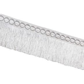 BEL AVENIR Brush Fringe Trim Basic Trim Collection 6.5 Yard x 3.54 Inches - Gold