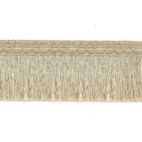 BEL AVENIR Brush Fringe Trim Basic Trim Collection 6.5 Yard x 3.54 Inches - Gold