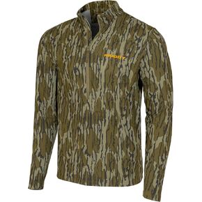 Muddy Outdoors Men's Standard TRX Lightweight Quarter Zip/Mossy Oak Bottomland / 2XL