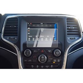 CDEFG for 2019 2020 2021 2022 2023 Grand Cherokee Uconnect Car Touchscreen Navigation Touch Screen Protector, HD Clear Tempered Glass 9H Scratch Resistance (Grand Cherokee 8.4-Inch)