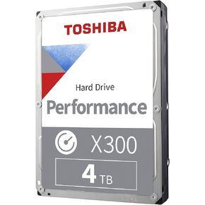 Toshiba X300 PRO 22TB High Workload Performance for Creative Professionals 3.5-Inch Internal Hard Drive – Up to 300 TB/Year Workload Rate CMR SATA 6 Gb/s 7200 RPM 512 MB Cache - HDWR62CXZSTB