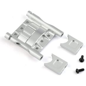 Alloy Center Differential Cover Mount for Arrma 6S Kraton Typhon Talion Notorious Outcast Mojave Infraction Felony, Limitless 1/7 Roller Upgrade Parts (Silver)