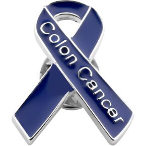 CENWA Colon Cancer Awareness Jewelry Cancer Awareness Ribbon Enamel Pin Colon Cancer Survivor Gift