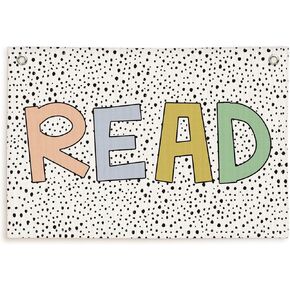 Reading Corner Decor for Classroom Flags Banner，Read Signs for Nursery Boho Reading Corner Linen Hanging Flag，Boho Room Decor Flags，Wall Art Prints Decor for Library Reading Area 30x20