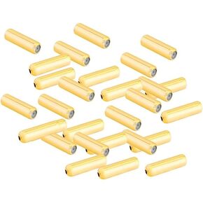 50 Pcs Metal Brooch Pin Stick Backings Safety Pin End Cap Lapel Pin Backs Brooch Pins Stopper Pin Keepers Locking Clasp for Jewelry DIY Accessories Gold Pins
