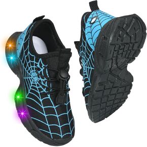 Boy Festive Tennis Shoes for Children's Parties Breathable Light Up LED Shoes for Kids Perfect Festival Gifts