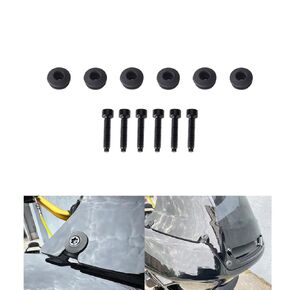 6 PCS Aluminum T27 Detachable Windshield Bushing Grommets Bolt Screws Kit Fit for Harley Softail FXLRST 117 Low Rider ST EI Diablo FXRST M8 2022-2024 2025