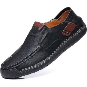 Coramtty Mens Loafers Casual Slip on Shoes Business Moccasins Lightweight Refreshing Classic Slippers Walking Driving Travelling Outdoor